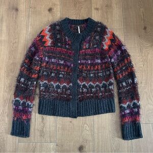Free People Nordic Parti eyelash cardigan